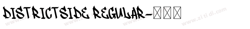 Districtside Regular字体转换 Districtside Regular字体转换